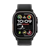 Apple Watch Ultra 2 [GPS + Cellular 49mm] Smartwatch, Sport Watch with Black Titanium Case with Black Trail Loop - M/L. Fitness Tracker, Precision GPS, Action Button, Carbon Neutral