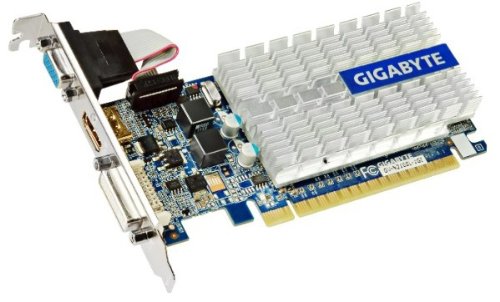 Gigabyte Gv-n210sl-1gi Geforce 210 Graphic Card - 520 Mhz Core - 1 Gb