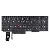 SUNMALL Replacement Keyboard Compatible with Lenovo IBM Thinkpad E15 2019 Gen 1 20RD 20RE, E15 2020 Gen 2, E15 2021 Gen 3 Thinkpad E15 2022 Gen 4, with Pointer and Backlight