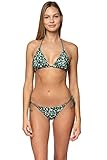 Sunsets California Dreamin Women's Swimsuit Side Tie String Bikini Bottom, Catwalk, Medium