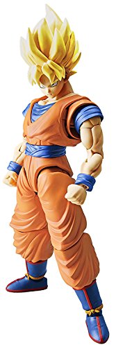 Bandai Spirits Figure-Rise Standard Super Saiyan Son Goku (New Pkg Ver) Dragon Ball Z, Multicolor