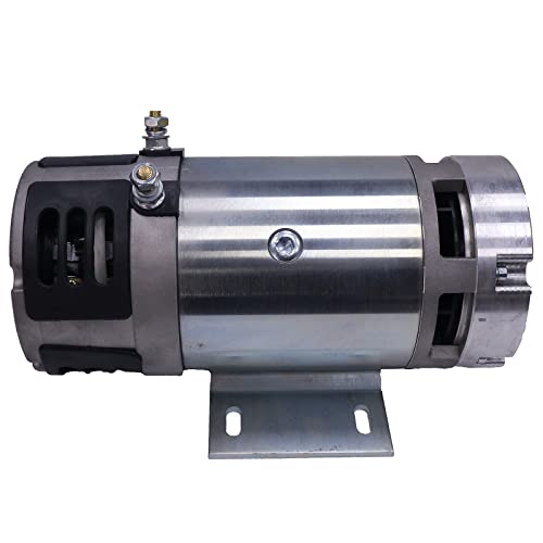 HOLDWELL 24V Electric Hydraulic Pump Motor 147664 IM0398 11.216.992 Compatible with Skyjack Electric Scissor Lift SJIII3215 SJIII3219 SJIII3220 SJIII3226 SJIII4620 SJIII4626 SJIII4632 3KW 3100RPM