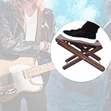 Guitar Footstool,Wood Acoustic Guitar Footstool Solid Handicraft Anti-skid Folding Footrest Pedal for Guitar Pla. Guitar Footrest Guitar Footrest Cordoba Folding Wood Footstool