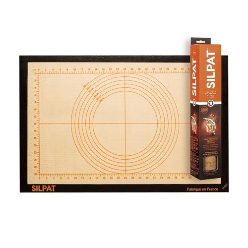 Silpat The Original Perfect Pastry Non-Stick Silicone Countertop Workstation Mat, 15-1/8" x 23"