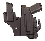 FDO Industries IWB Kydex Holster Compatible with Glock 17 19 22 23 31 32 w/TLR1 +1 Series w/Claw -Made in USA- (Flat Dark Earth)