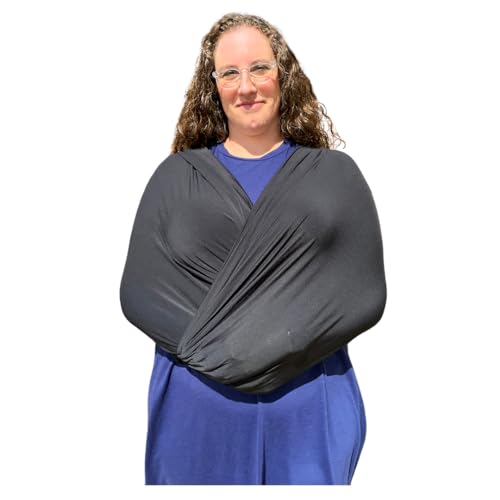 Abby & Noah Sensory Compression Vest for Women & Men | Autism Sensory Products for Kids | Soft & Wearable Hug for Sensory Seeking | ADHD Calming Vest Black, Adult Small, Child Large