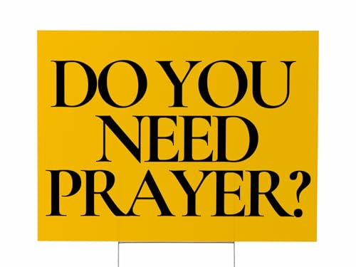Double Sided Evangelism Street Ministry Sign, Water proof, Durable material for long time use, Evangelism tool,