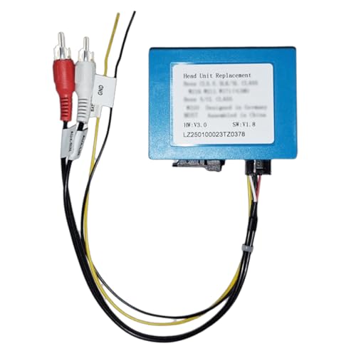 VQP Fiber Optic Decoder, Audio Fiber Optic Box Fits Mercedes Benz ML/GL/R/CLS/SLK Cayenne Touareg Cayman Boxster