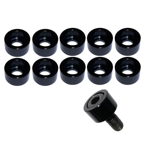 Black 3/8" Hex Allen Bolt Cups Washers