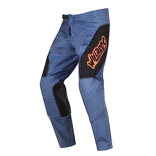 Willbros MX Motocross Pants Dirt Bike Off-Road Riding Motorcycle Trousers MTB BMX Enduro Race Mountain Bike Downhill Navy XL=36