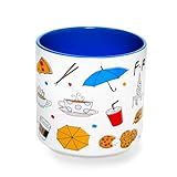 Friends Icons Ceramic Coffee Mug | Large Cup For Espresso, Tea | Holds 13 Ounces