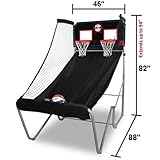 Pop-A-Shot Official Home Dual Shot Basketball Arcade Game - (Black)