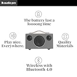 Audio Pro Portable Bluetooth Speakers, Powerful Sound, Long Battery, Outdoor Bluetooth Speakers, Speakers Bluetooth Wireless, Alexa Compatible, Grey