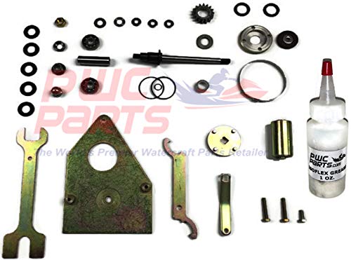 SeaDoo 4-TEC Supercharger Rebuild Kit & Tool Kit with Required IsoFlex Grease METAL Washers Bearings Seals RXT-X RXP-X GTX GTR RXP RXT 215/255/260 Replaces 420881102 PWC-SD-0090-KT