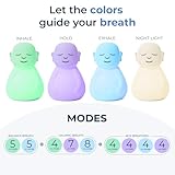 Mindsight 'Breathing Buddha' Guided Visual Meditation Tool for Mindfulness | Slow Your Breathing & Calm Your Mind for Stress & Anxiety Relief | Perfect for Adults & Kids | Relaxing Self Care Gift