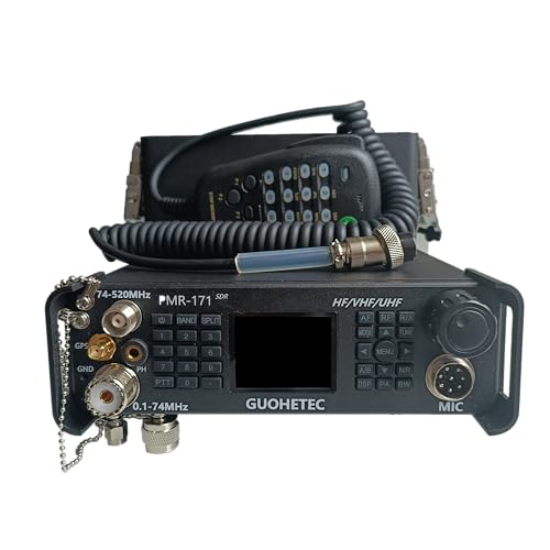 Generic GUOHETEC PMR171 SDR Amateur Radio Ultra-Portable Transmitter Transceiver VHF UHF HF CW AM SW PMR-171 100KHz-2GHz 20W(DMR+GPS+Compass)
