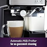 Mr. Coffee Espresso and Cappuccino Machine, Stainless Steel, Programmable Coffee Maker with Automatic Milk Frother, 15-Bar Pump, Ideal for Home Baristas