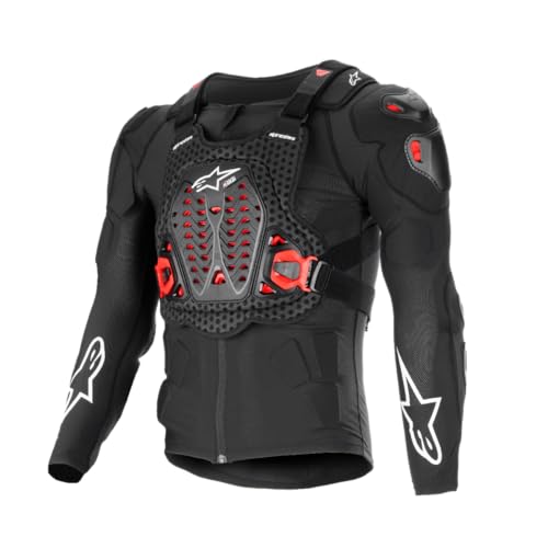 Alpinestars - Bionic Xtr Plasma Protection Jacket Black/Red/White Lg (6507625-132- L)