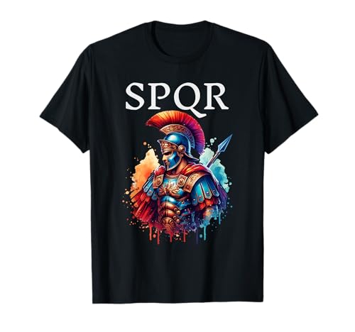 SPQR Roman Empire Gladiator Legion Centurion Soldier Warrior T-Shirt