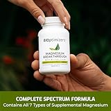 BiOptimizers Magnesium Breakthrough Supplement 4.0 - Has 7 Forms of Magnesium: Glycinate, Malate, Citrate, and More - Natural Sleep and Brain Supplement - 60 Capsules