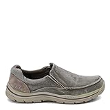 Skechers Men's Expected Avillo Moccasin, Khaki, 12 D US