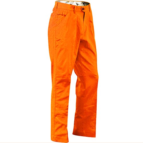 Royal & Awesome Orange Golf Pants Men, Crazy Golf Pants for Men, Chino Pants for Men, Mens Pants Slim Fit, Men Pants Casual, Orange Pants Men