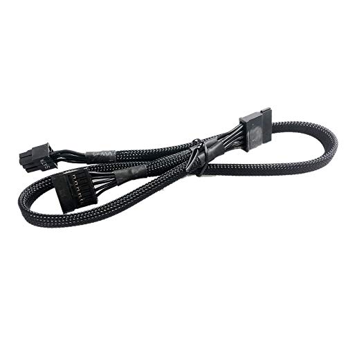 GinTai 6 pin to 2X SATA Driver Power Cable Replacement for EVGA Supernova 650 750 850 1000 G2 G3 G3
