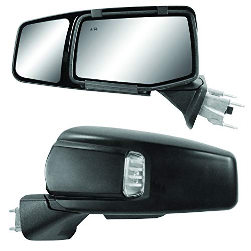 Snap & Zap Custom Fit Towing Mirror Pair for 2019-2024 Chevy Silverado 1500, GMC Sierra 1500