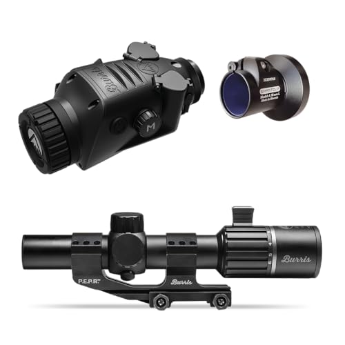 Burris Optics Thermal Scope Kit Includes BTC35 V2 Thermal Imaging Clip On RifleScope, RT6 riflescope, PEPR Mount, and Clip-on.