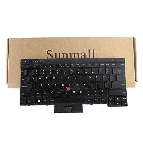 SUNMALL Keyboard Replacement with Pointer and Backlit Compatible with Lenovo IBM ThinkPad T430 T430S T430I X230 X230T X230I T530 W530 Laptop (Not Fit T430U X230S)