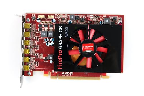 ATI AMD FirePro W600 2GB GDDR5 6Mini DisplayPort PCI-Express Video Card 100-505746