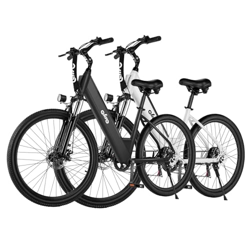 Qlife Cityone Electric Bike for Adults 26" Step-Through 22MPH Ebike with 2.1" Tire,UL2849 Certified Built-in Removable Battery,Peak 750W Motor Ebikes with 7 Speed,Commuter E Bicycle,W+B