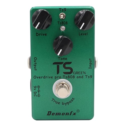 TS GREEN Combination Classic TS9 TS808 Overdrive Electric Guitar Bass Effect Pedal Effector True Bypass Guitar Parts Accessories