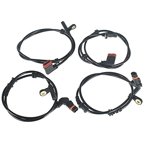 labwork 4Pcs ABS Wheel Speed Sensor Replacement for Mercedes-Benz W204 C300 C350 2007-2013 2045400117 2045400317