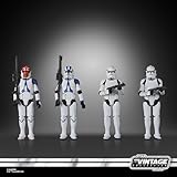 STAR WARS The Vintage Collection Phase II Clone Trooper, Ahsoka 3.75 Inch Collectible Action Figure 4-Pack