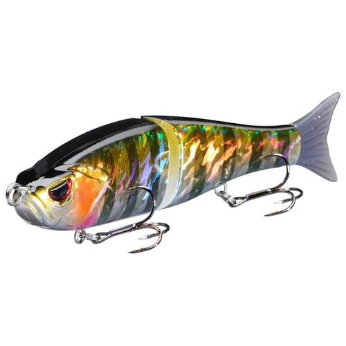 Bassdash SwimShad Glide Baits Jointed Swimbait Bass Pike Salmon Trout Muskie Fishing Lure