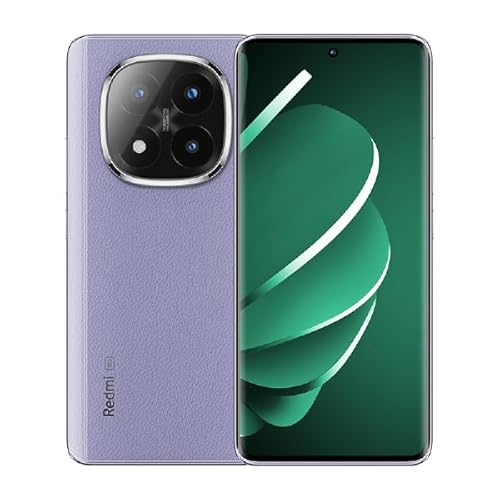 Xiaomi Redmi Note 14 Pro+ Plus 5G + 4G LTE (for Tmobile Mint Tello & Global) (512GB + 12GB) NFC 6.67" 120Hz 200MP Pro AI Camera Model 24115RA8EG Unlocked Dual Sim (Lavender Purple)