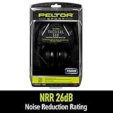 Peltor Sport Tactical 500 Smart Electronic Hearing Protector, Bluetooth Wireless Ear Muffs, NRR 26 dB, Bluetooth Headphones With Recessed Microphone, Ideal For Range, Shooting & Hunting (TAC500-OTH)