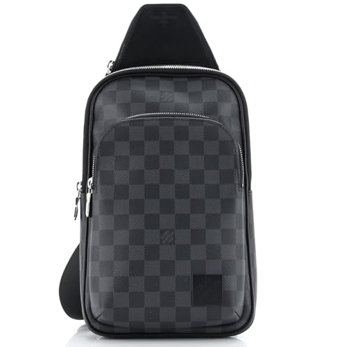 Louis Vuitton, Pre-Loved Avenue Sling Bag NM Damier Graphite, Black