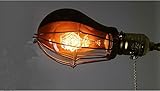 GOWE Retro Wall Decorations Living Room Filament Bulb Loft American Vintage Handmade Copper Art Lamps Wall Lamp 120V-240V