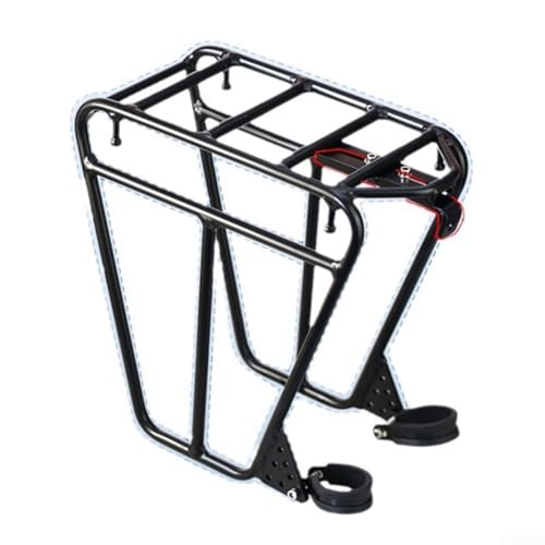 Bike Front Rack Carrier Cargo Pannier Adults Carrying Metal Bag Luggage Shelf Bicycle Front Fork Rack for Bicycle Shopping