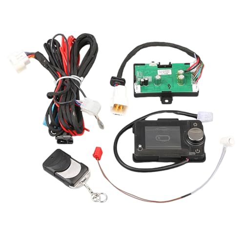 12V 5KW Diesels Air Heater Control Board, ZDHQLHJ Parking Heater Mother Board Controller Panel LCD Switch Wire Harness Sensor, for Chinese Air Parking Diesel Heaters