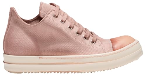 Rick Owens, Pre-Loved Women’s Ramones Faded Pink Low Sneakers, 7.5, Pink