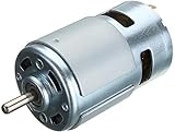 Puly DC 775 Motor 24V 20000RPM 775 Motor Ball Bearing Large Torque High Power Low Noise DC Motor for Electrical Tools 2-Pack（with Bracket）