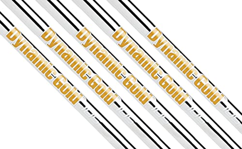 TRUE TEMPER Dynamic Gold 105 Iron Shafts 4-PW, Set of 7 Shafts - .355 Taper Tip (Choose Flex) (Flex: S300 Stiff)
