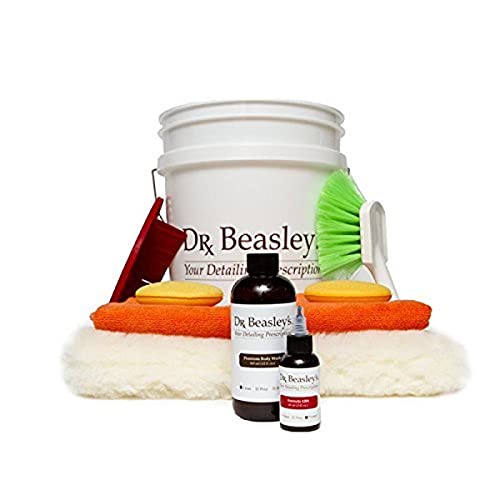 Dr. Beasley's Wash and Seal Detailing Prescription with Accessories - Premium Car Wash Soap, 3-4 Car Washes