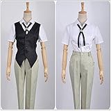 MIAOCOS Dazai Cosplay Costume Uniform Full Set Suit Fan Amine Carnivals Party Show Role Playing