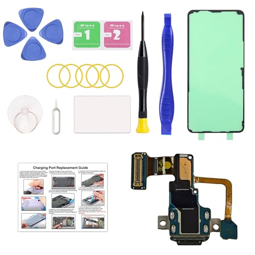 for Galaxy Note 9 USB Charging Board Port Replacement, Type C Dock Board Connector for Samsung Galaxy Note 9 with Tools & Instruction