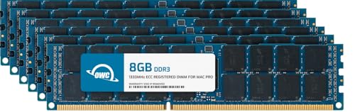 OWC 48GB (6x8GB) DDR3 ECC Registered CL9 PC3-10600 1333MHz SDRAM Memory Upgrade Module Compatible with 2009 2010 2012 Mac Pro Nehalem & Westmere Models
