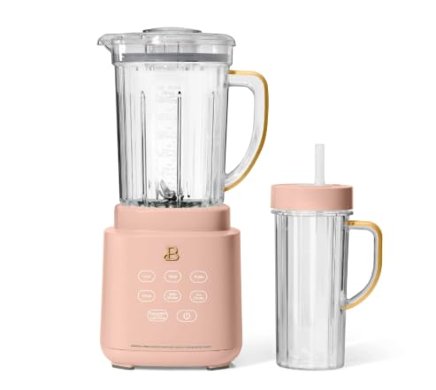 Beautiful PowerExact Blender System Touch Activated High Performance With On The Go 20 oz Cup (Rose Pink)